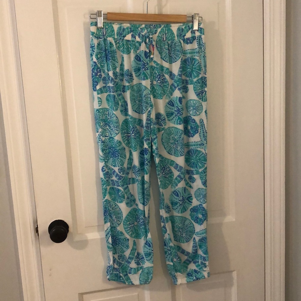 Linen/Cotton patterned pants